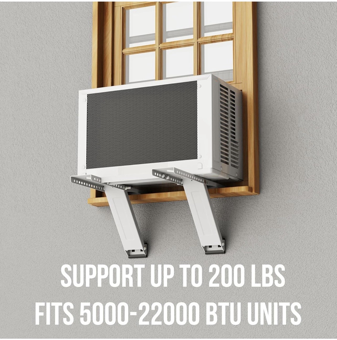 Window AC Support Bracket for 5000-22,000 BTU White WCB02
