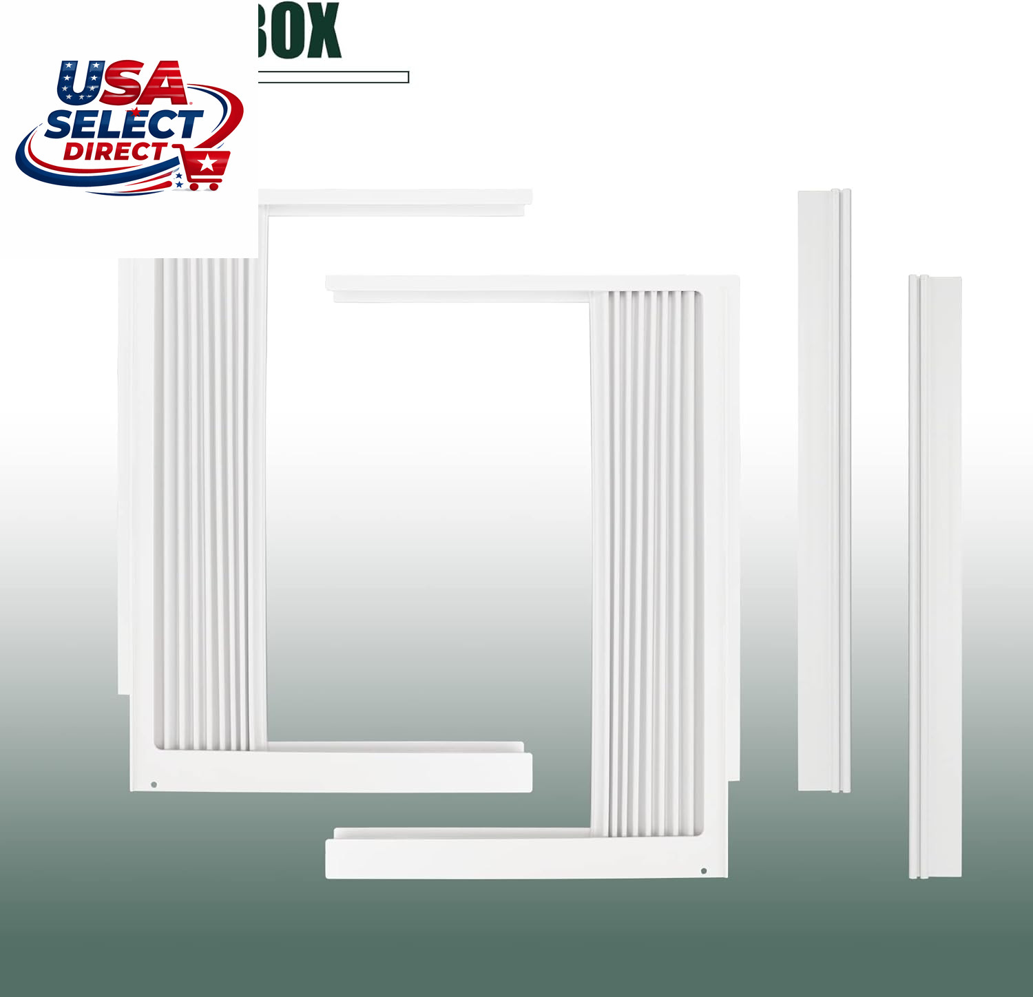 Adjustable Insulation AC Side Panels for 8000 BTU Window Unit