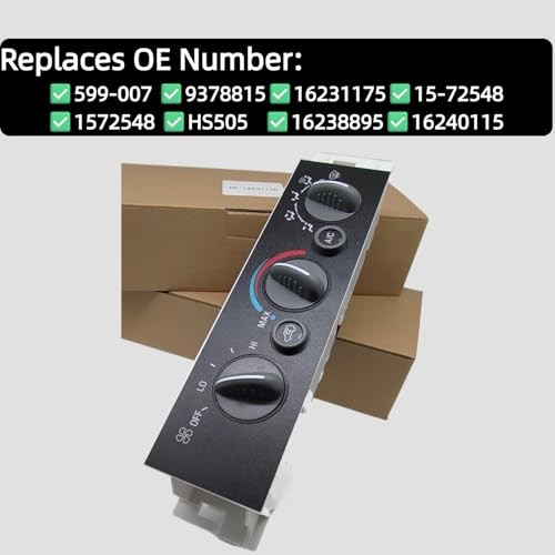 A/C Heater Climate Control Module | Compatible with 1996-2002 Chevy GMC 599-007