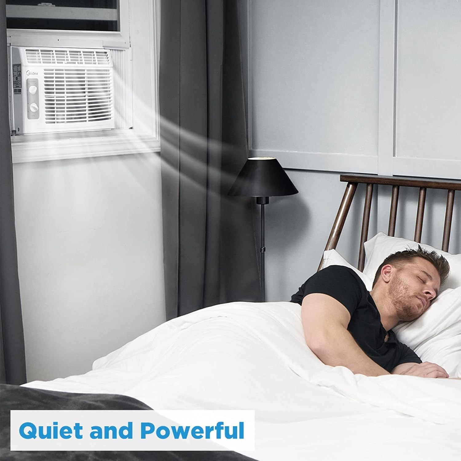 Midea ,000 BTU Easycool Small Window Air Conditioner – Cool up to 150 Sq. Ft. wi
