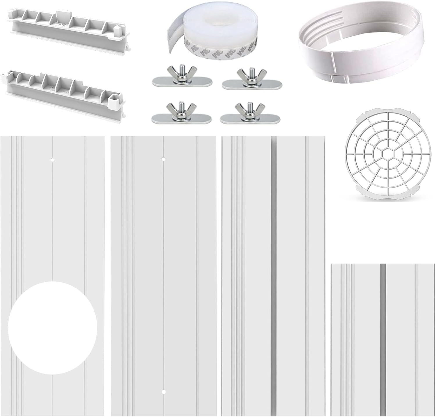 Portable Air Conditioner Window Seal Kit, AC Window Seal Suitable for 5.9” AC