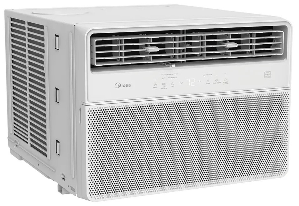 Midea 14,000 BTU DOE Inverter Plus 3-in-1 700 sq ft Smart Window Air Conditioner