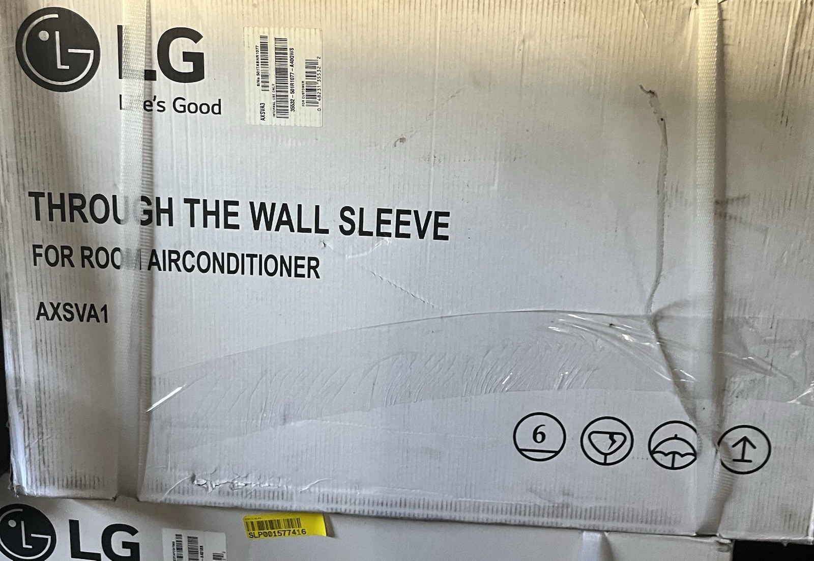 LG 26 In. Wall Sleeve for Through-the-Wall Air Conditioners, Model# AXSVA1