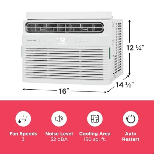Frigidaire 5,000 BTU Window Air Conditioner with 5,000 BTU Electronic Controls