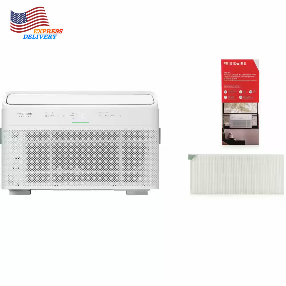 12000 BTU 115-Volts Window Air Conditioner Cools 550 Sq Ft with Remote and Wi-Fi