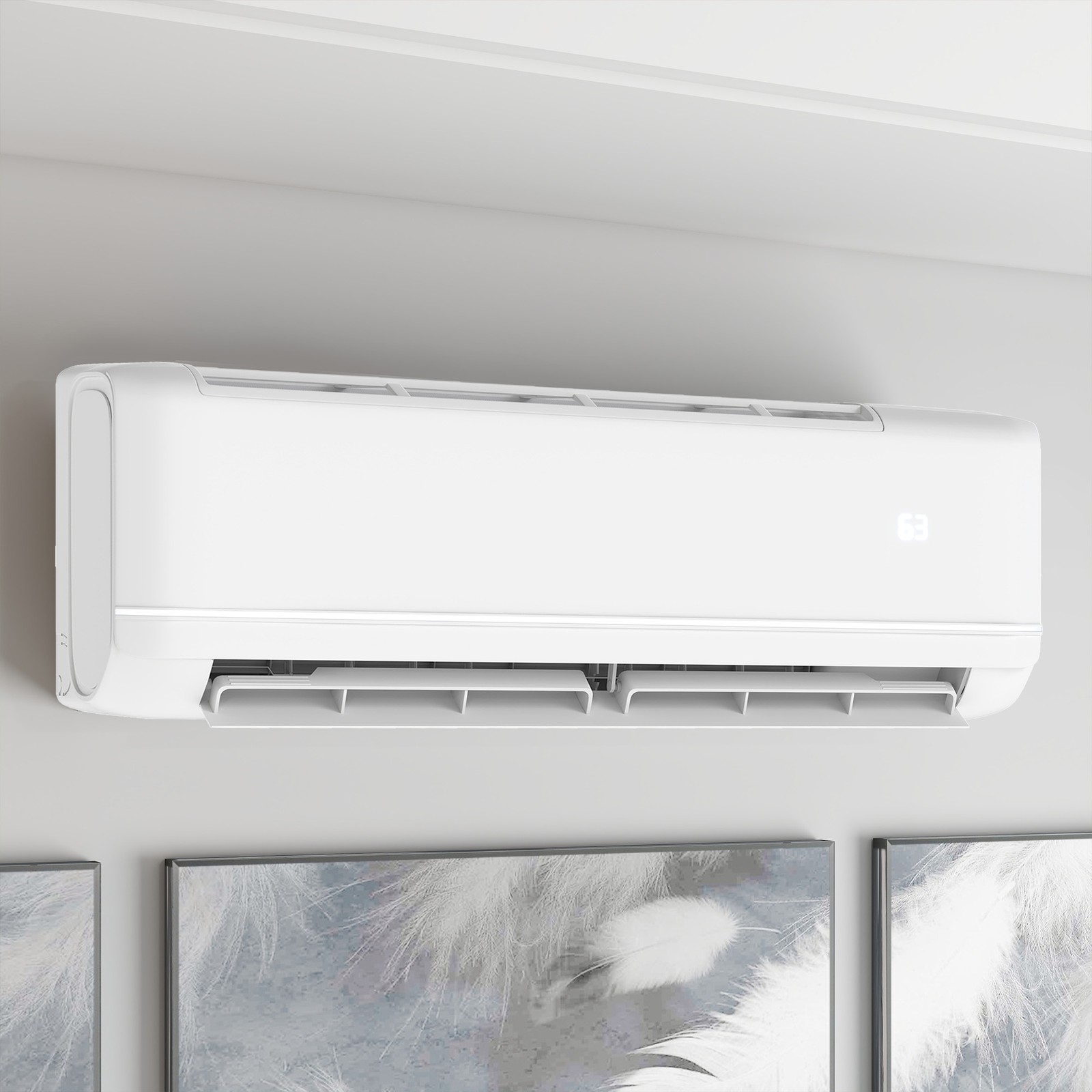24000 BTU Mini Split Air Conditioner & Heat Pump 220V Covers 1500 Sq. Ft