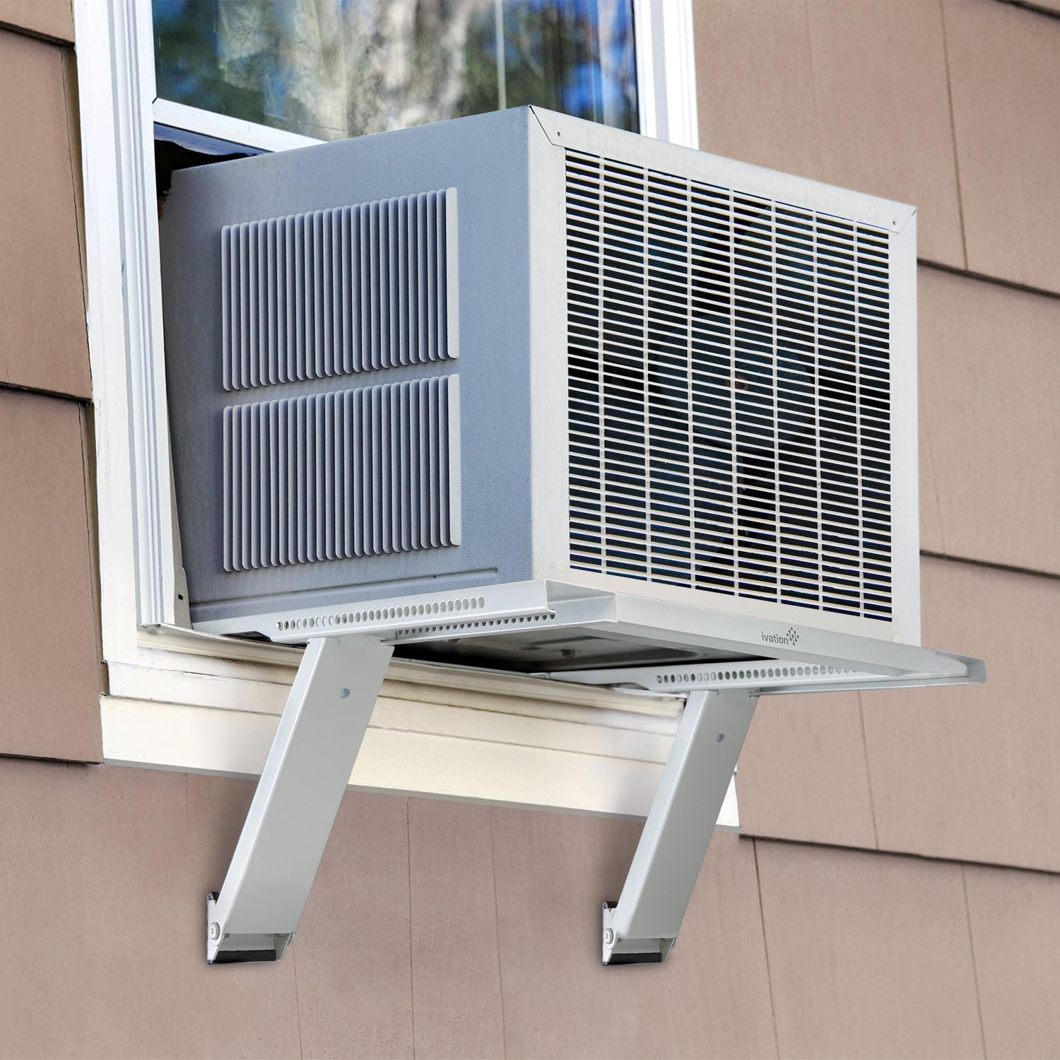 Air Conditioner Support Bracket, No Tools or Drilling Required – Easy to Install