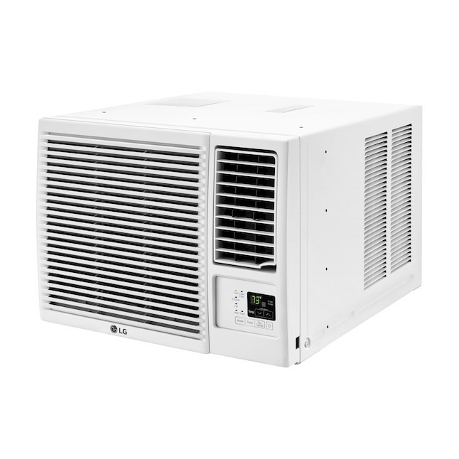 LG 12,000-BTU 230V Window Air Conditioner w/ Heater & Remote for Large Rooms