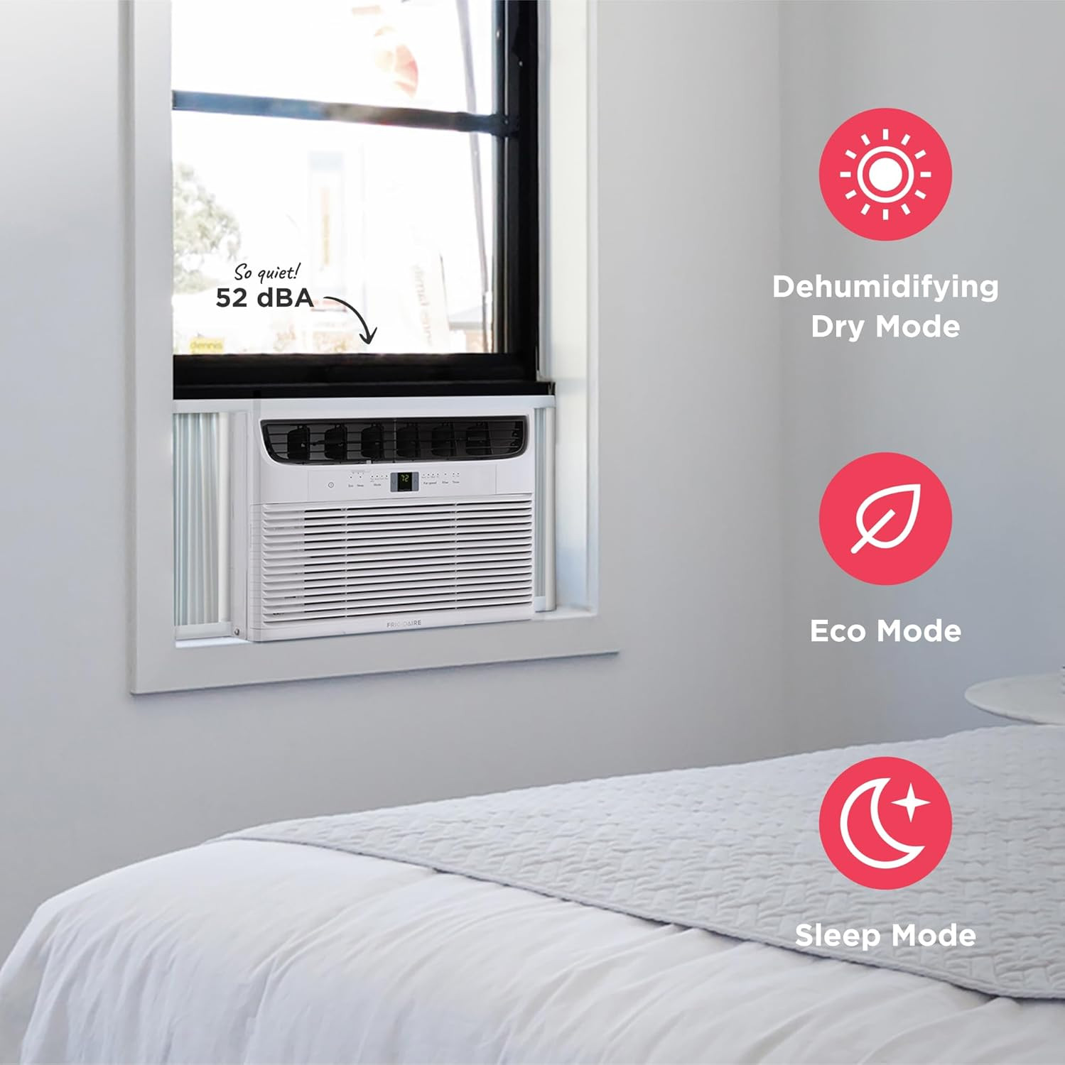 Frigidaire 6,000 BTU Window Air Conditioner with Remote Control, Cools up to 250