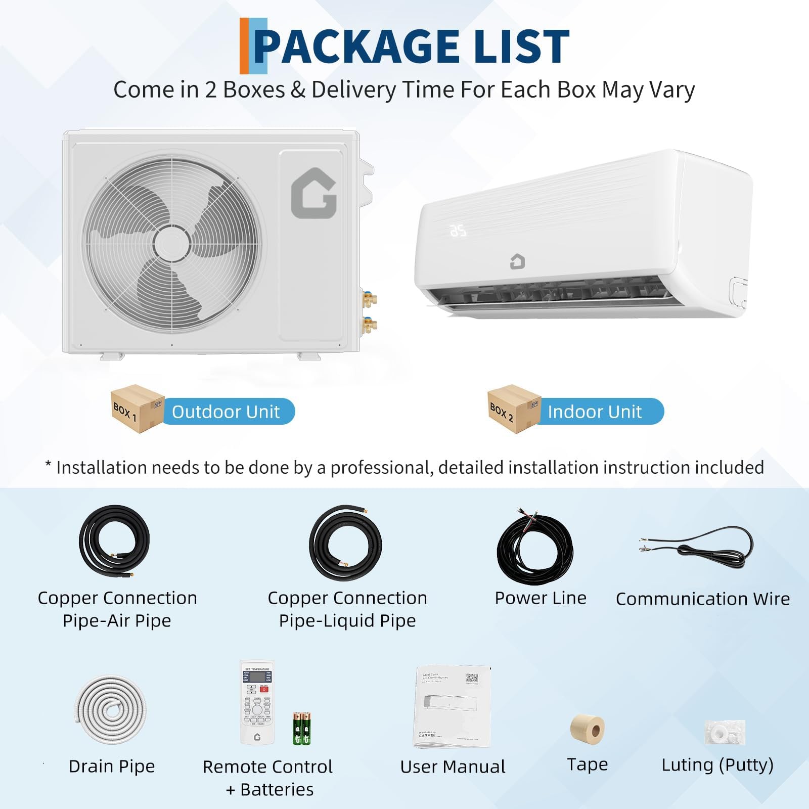 12000 BTU High Efficiency Hyper Series Mini Split Heat Pump Air Conditioner 230V