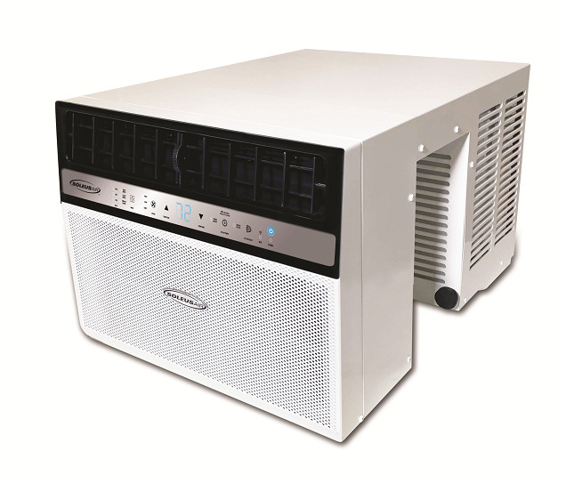 Soleus Air 10000 BTU Saddle Window Air Conditioner w/ Heating Wi-Fi