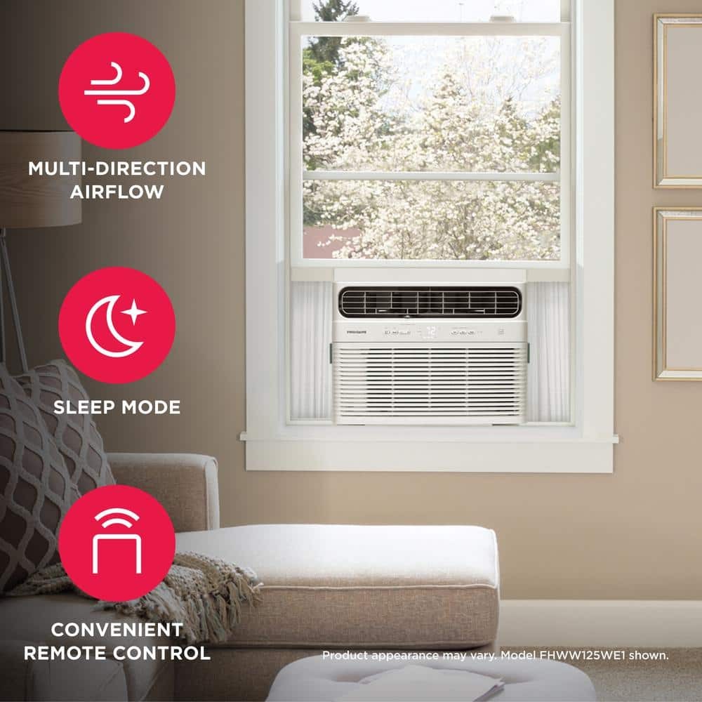 Frigidaire 24000 BTU 230V Inverter Window Air Conditioner Wi-Fi Cools 1400 Sq Ft