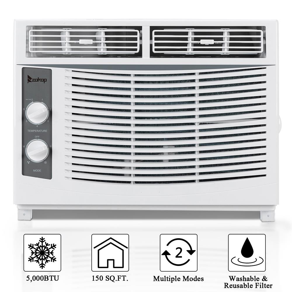 Zokop 5000 BTU – 14000 BTU Window Air Conditioner Dehumidifier Fan 3 in 1