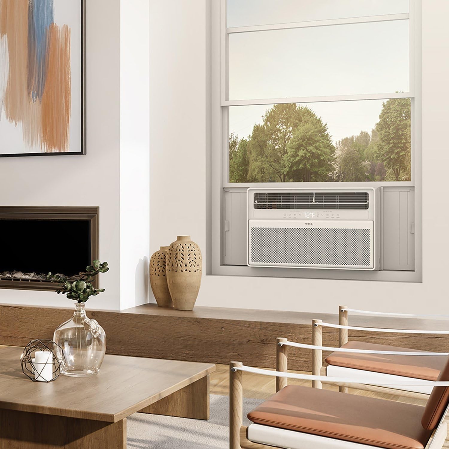 TCL 12,000 BTU Q-Series Smart Inverter Window AC, Ultra-Quiet, Cools 550 sq ft