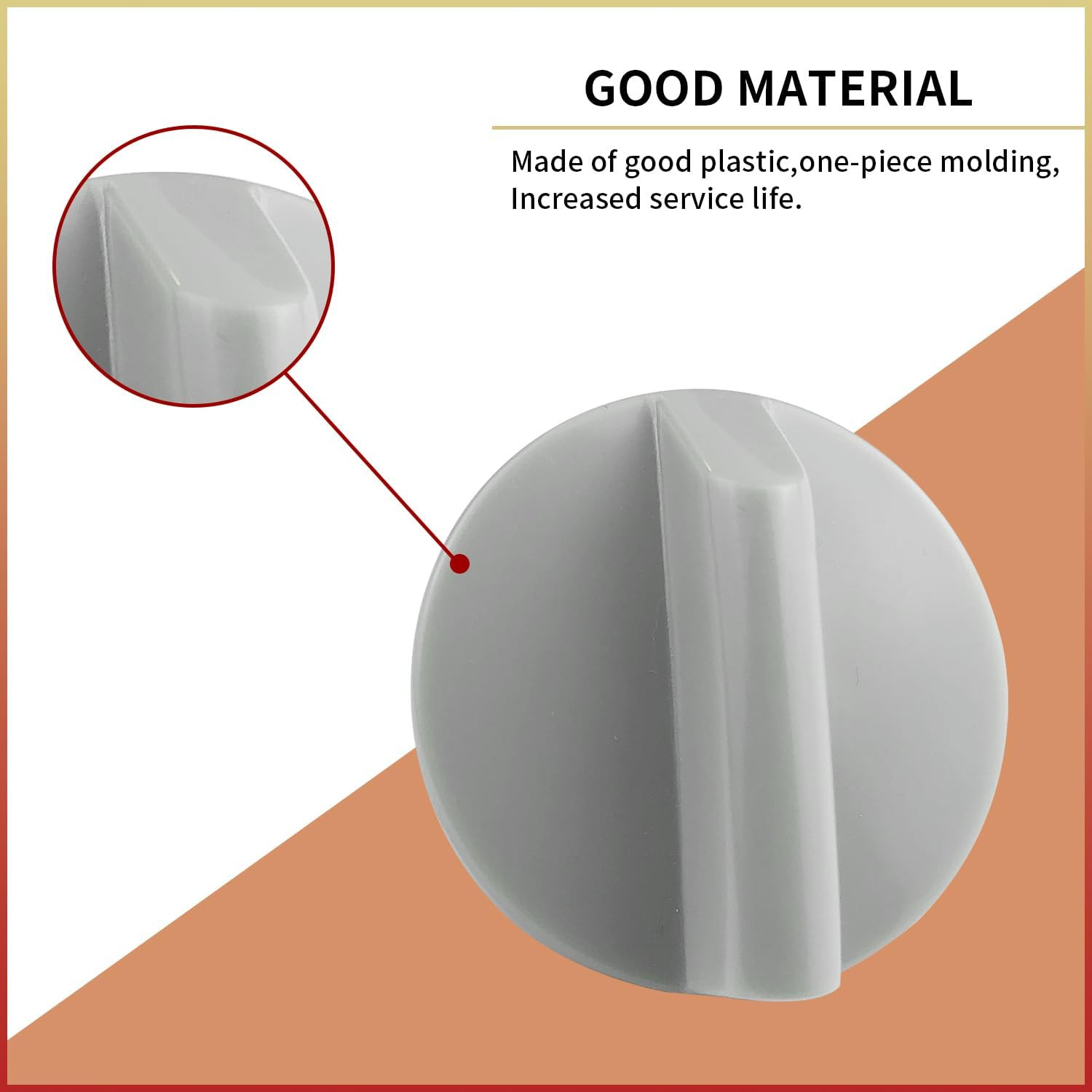 2 Pcs WP12X10002 Air Conditioner Control Knob Replacement Part – Compatible with