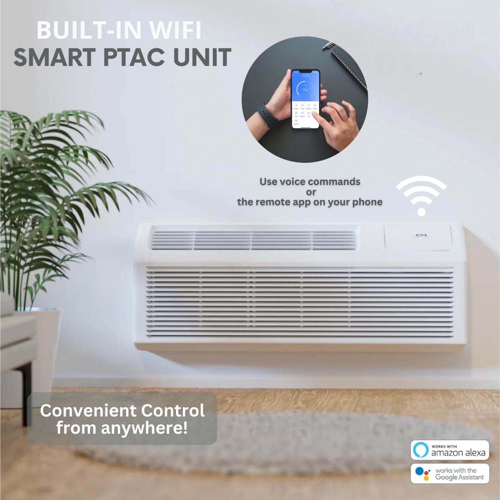 9000 – 15000 BTU PTAC / PTHP Package Terminal Air Conditioner High Efficiency