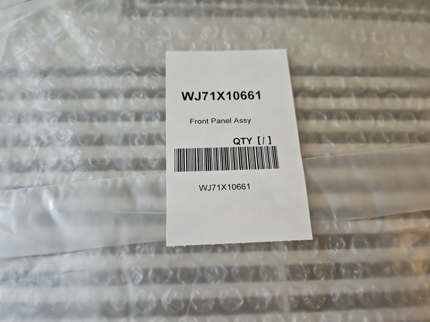 WJ71X10661 GENUINE OEM GE Front Panel Assembly for room air conditioners -GS