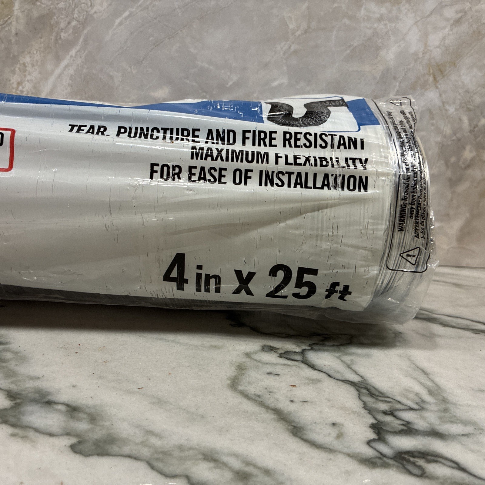Everbilt 4 in. x 25 ft. Flexible Foil Duct – TD425PHD