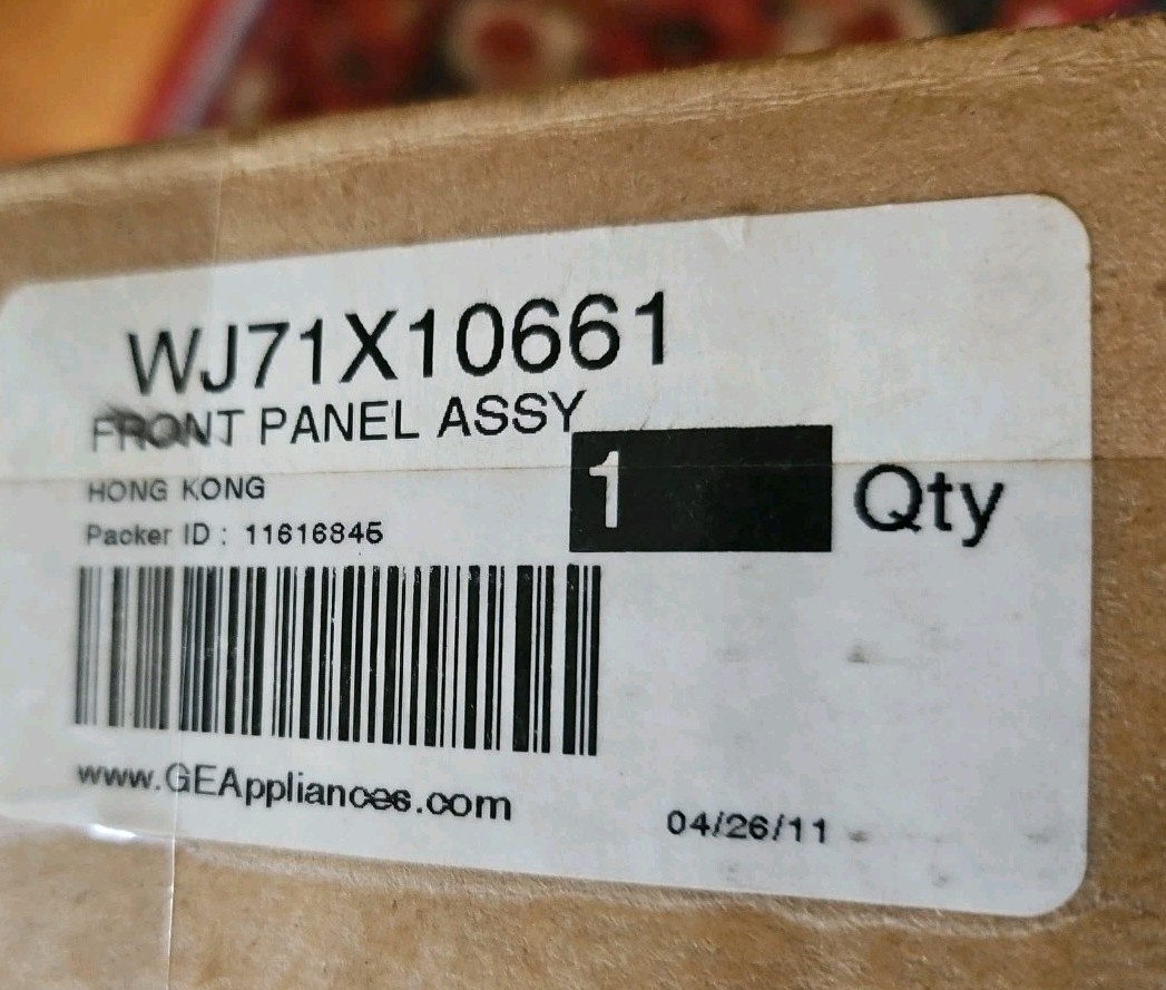 WJ71X10661 GENUINE OEM GE Front Panel Assembly for room air conditioners -GS