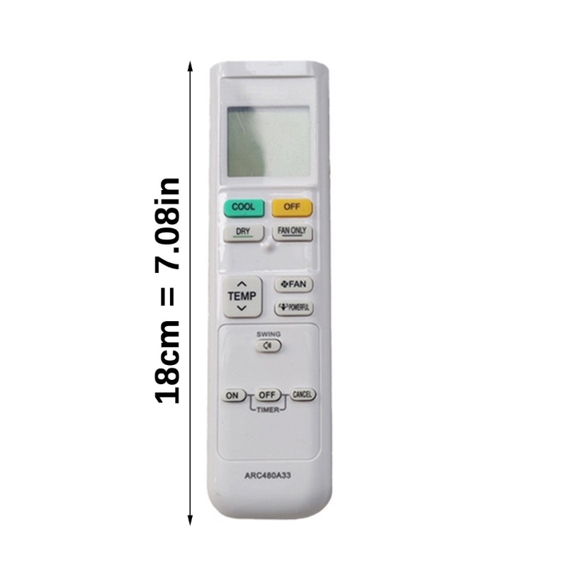 Air Conditioning LCD Controller English Version Remote Control for ARC480A33