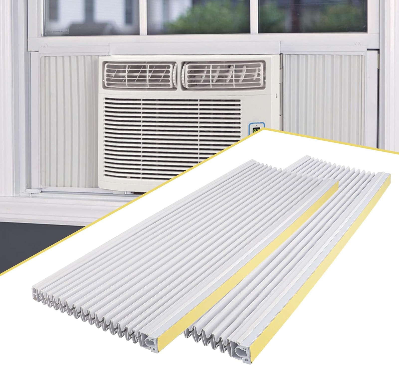 LBG Products Air Conditioner Side Panel Kit for Window AC Units, Fits Up to 1…