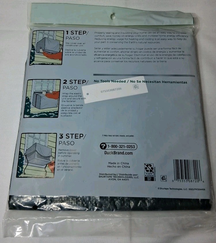 DUCK Brand Window Unit Air Conditioner Cover – Standard Size