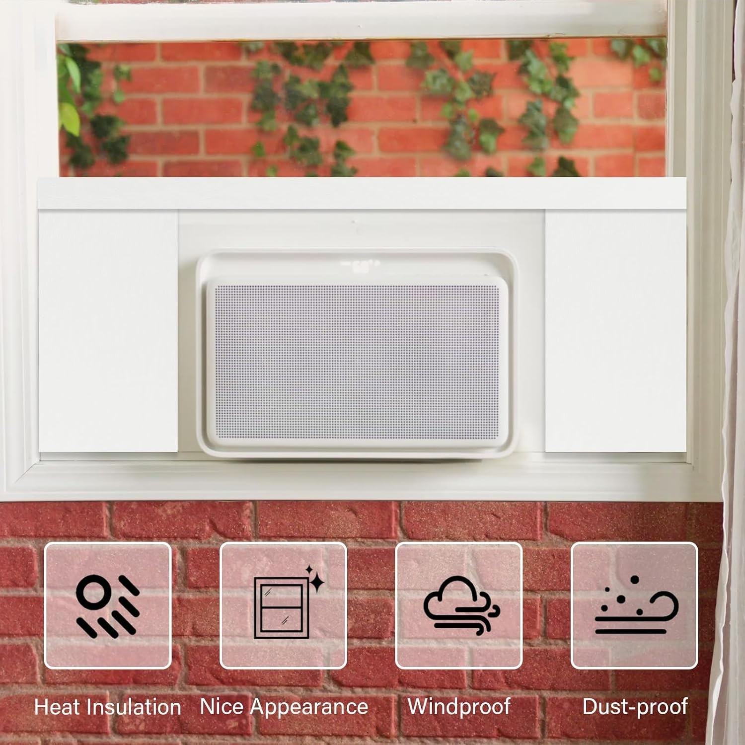 Window Air Conditioner Insulation Foam Panels, AC Side Surround Panels Kit wi…