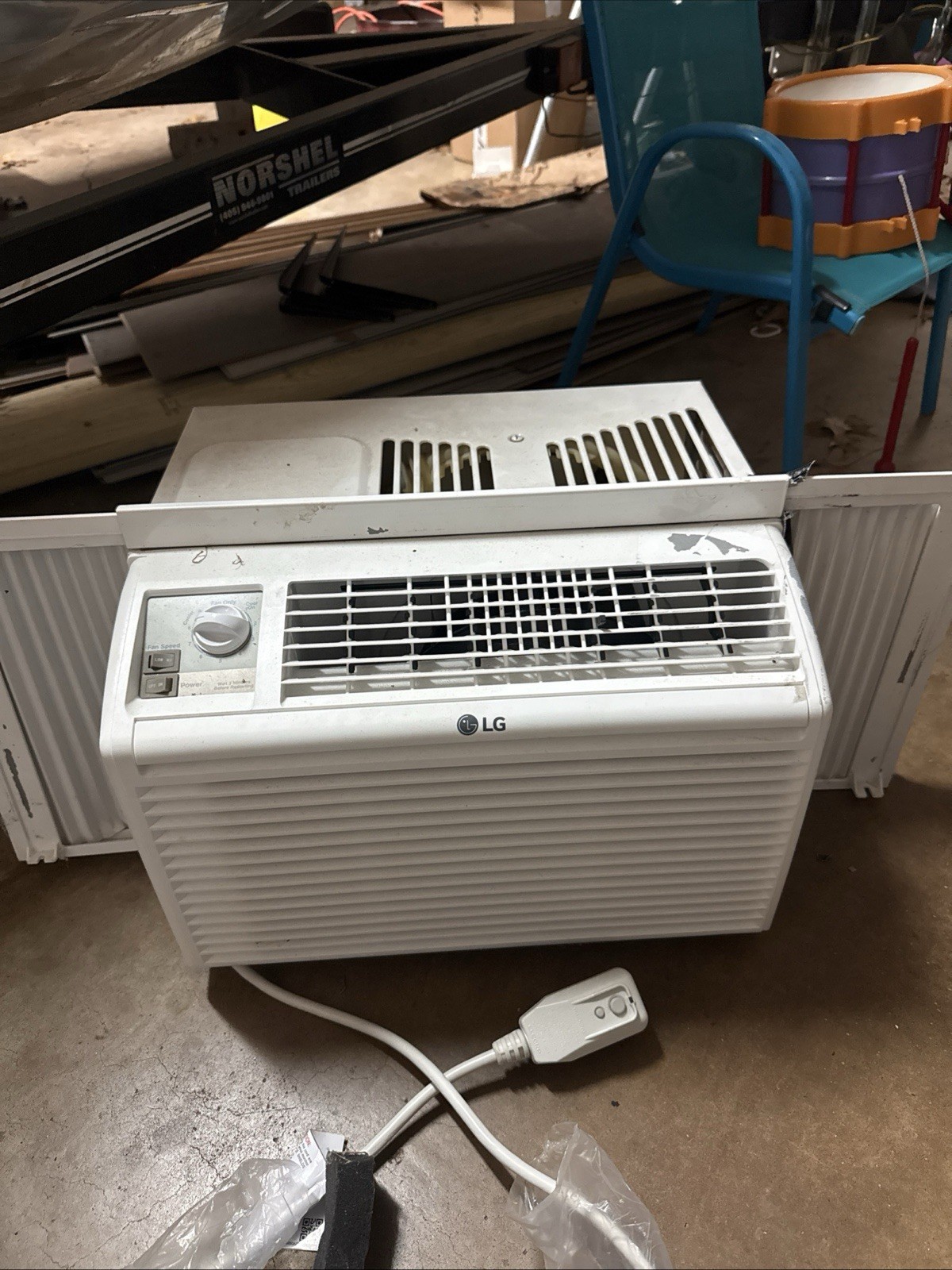 LG window AC unit model number LW5016