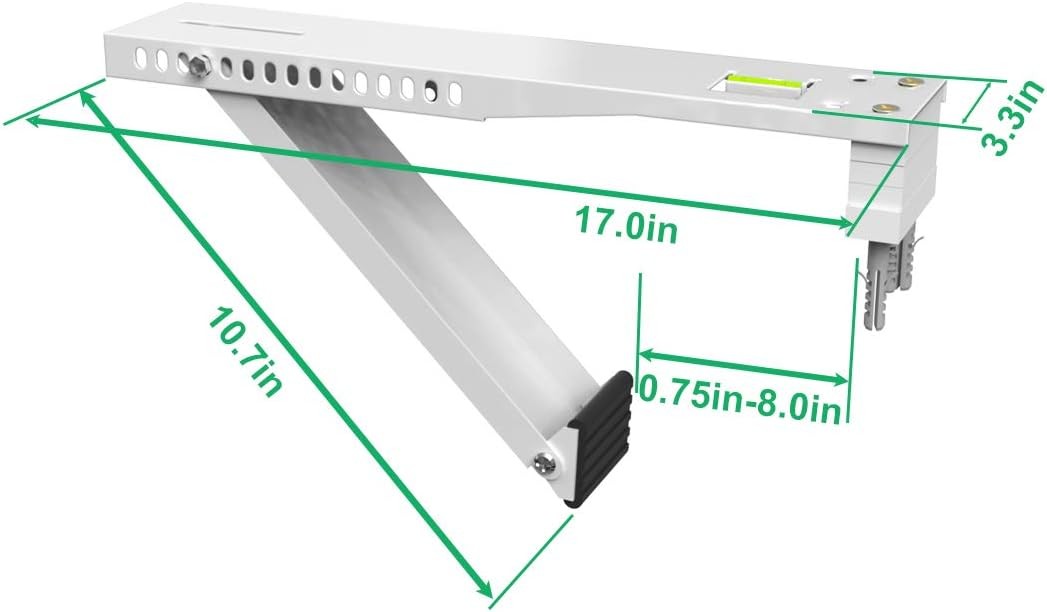 Window Air Conditioner Bracket Heavy Duty Support Up to 175 lbs Universal AC