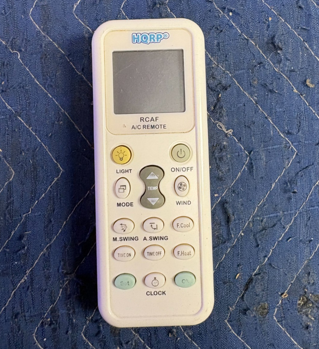 Universal A/C Remote Control HQRP RCAF