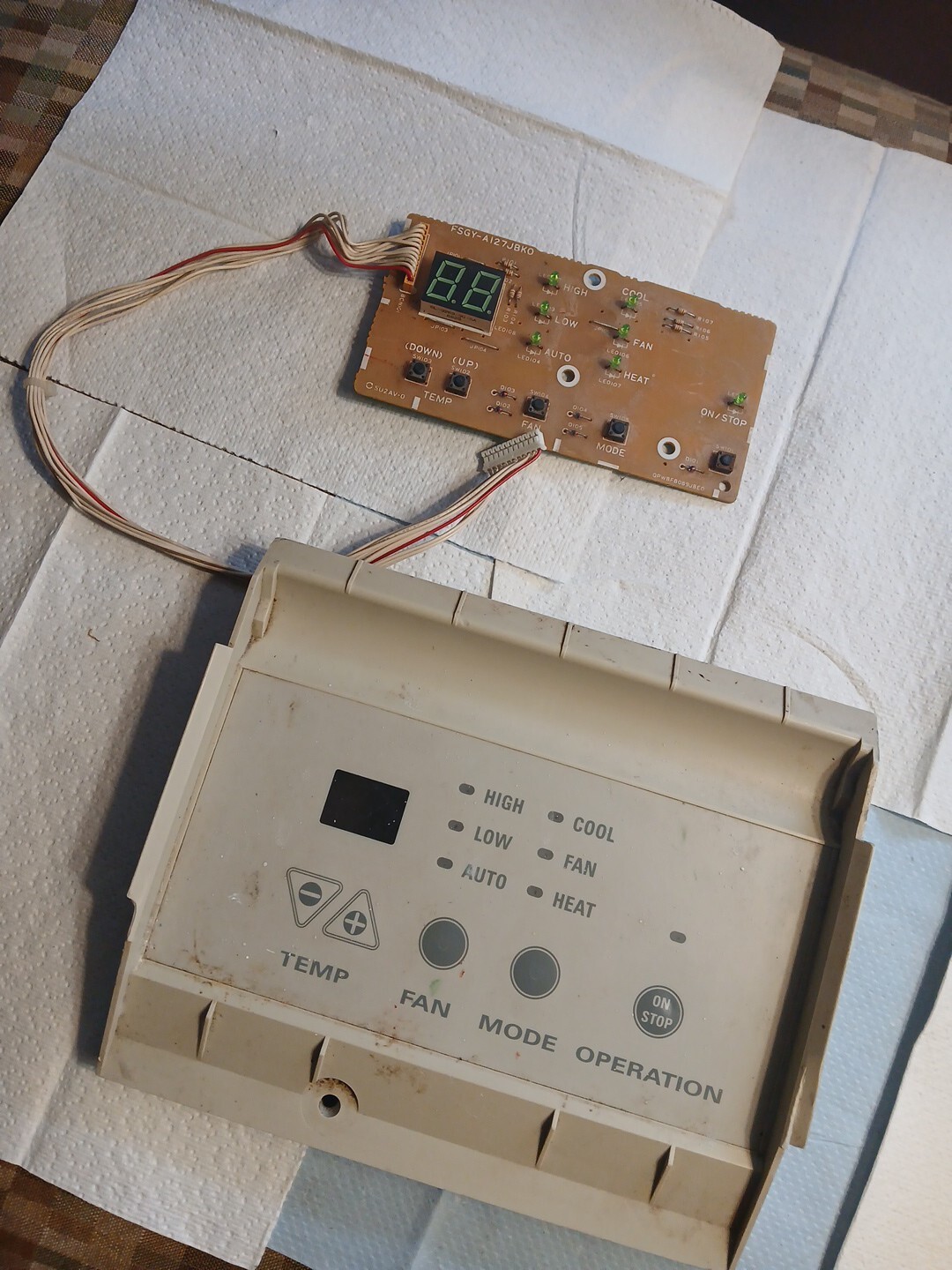 FSGY-AI27JBKO QPWBFB089JBEO OEM control panel of Sharp Wall Unit Air Condition