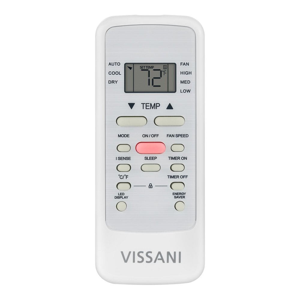 Vissani 12,000 BTU Window Air Conditioner Cools 550 sq. ft. White