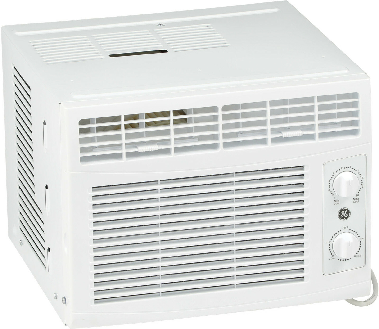 GE 5000 BTU Compact Window Air Conditioner, 150 Sq Ft Small Room Home AC Unit