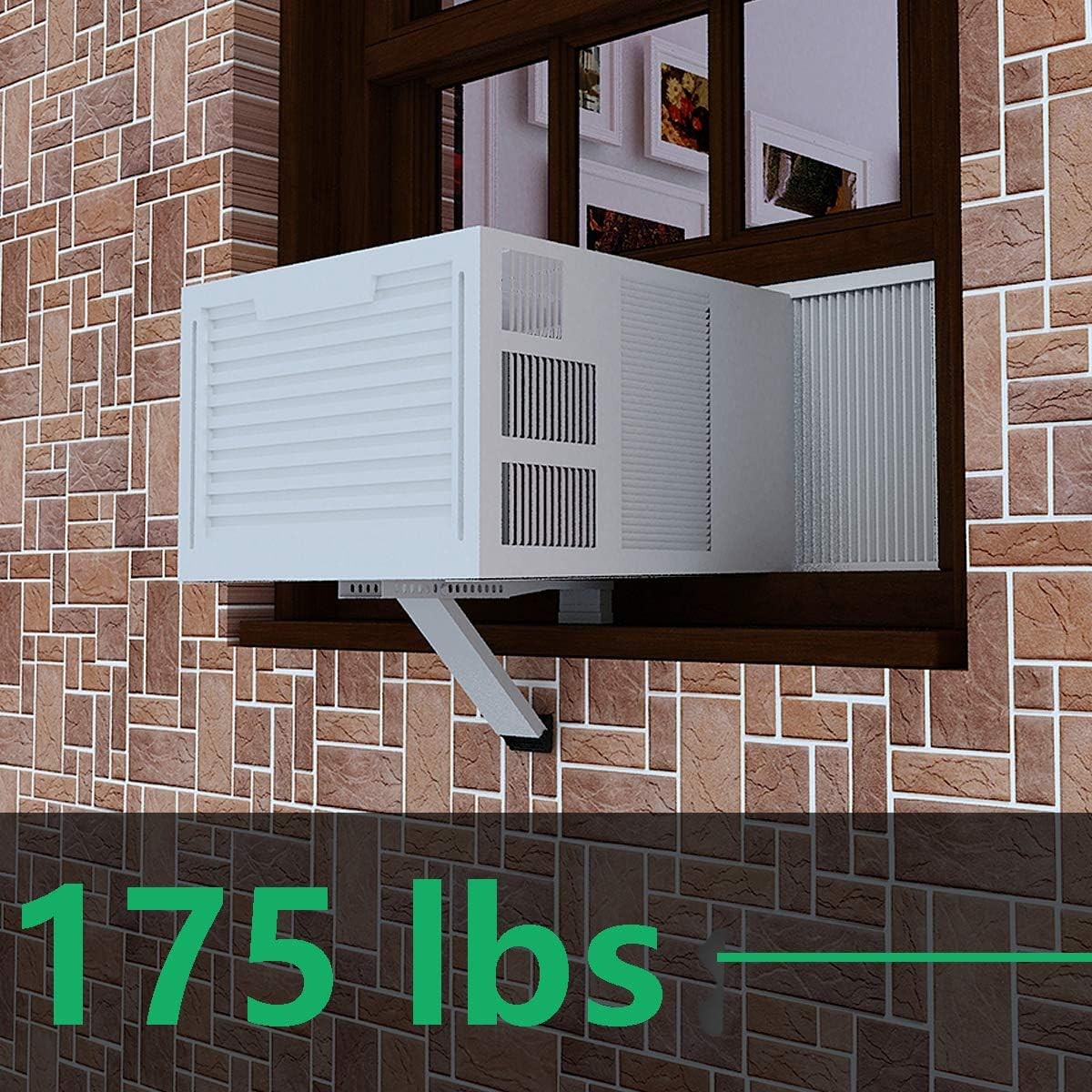 Window Air Conditioner Bracket Heavy Duty Support Up to 175 lbs Universal AC