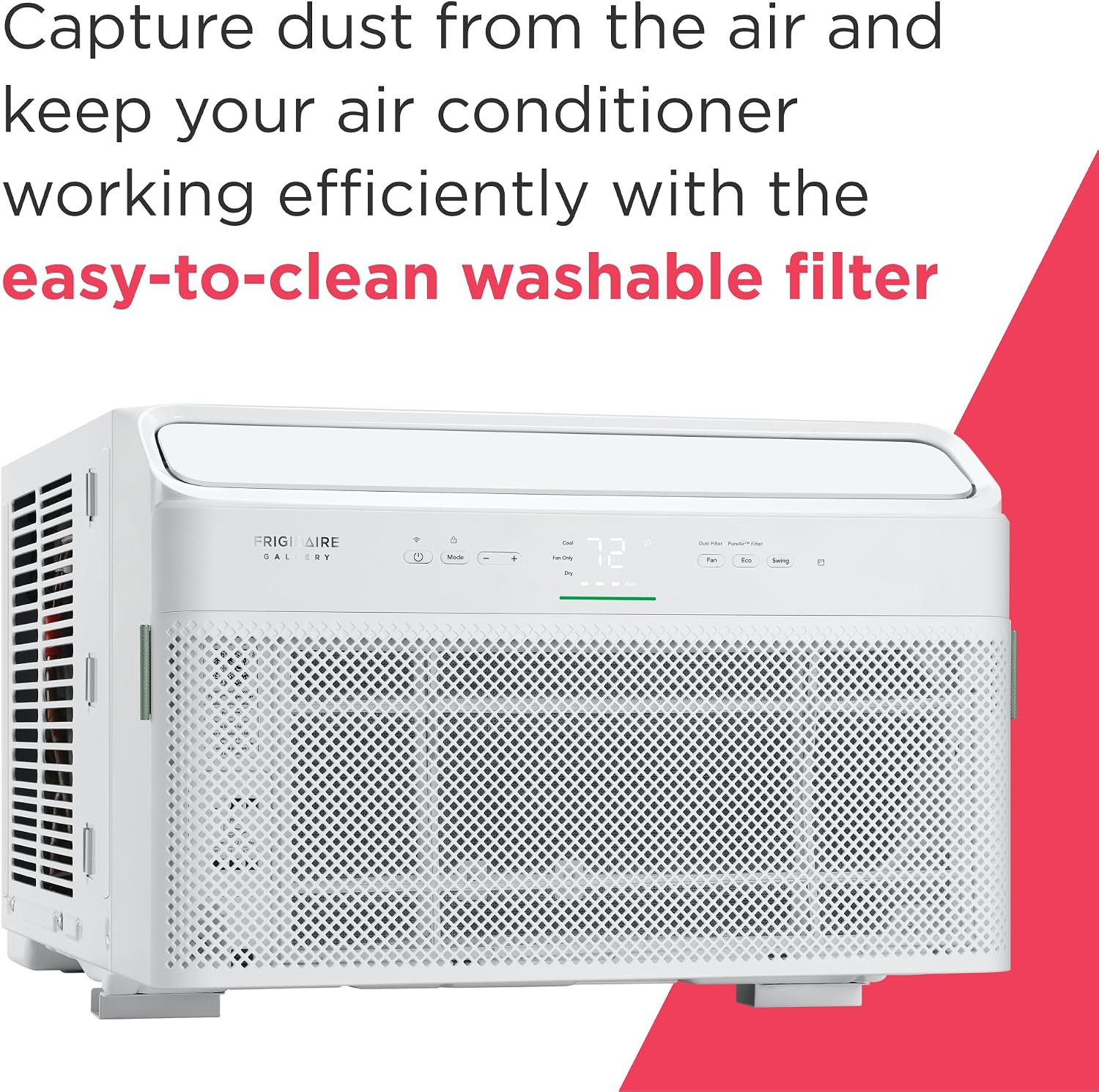 Frigidaire Gallery 12,000 BTU Smart Inverter Window Air Conditioner with Wi-Fi,