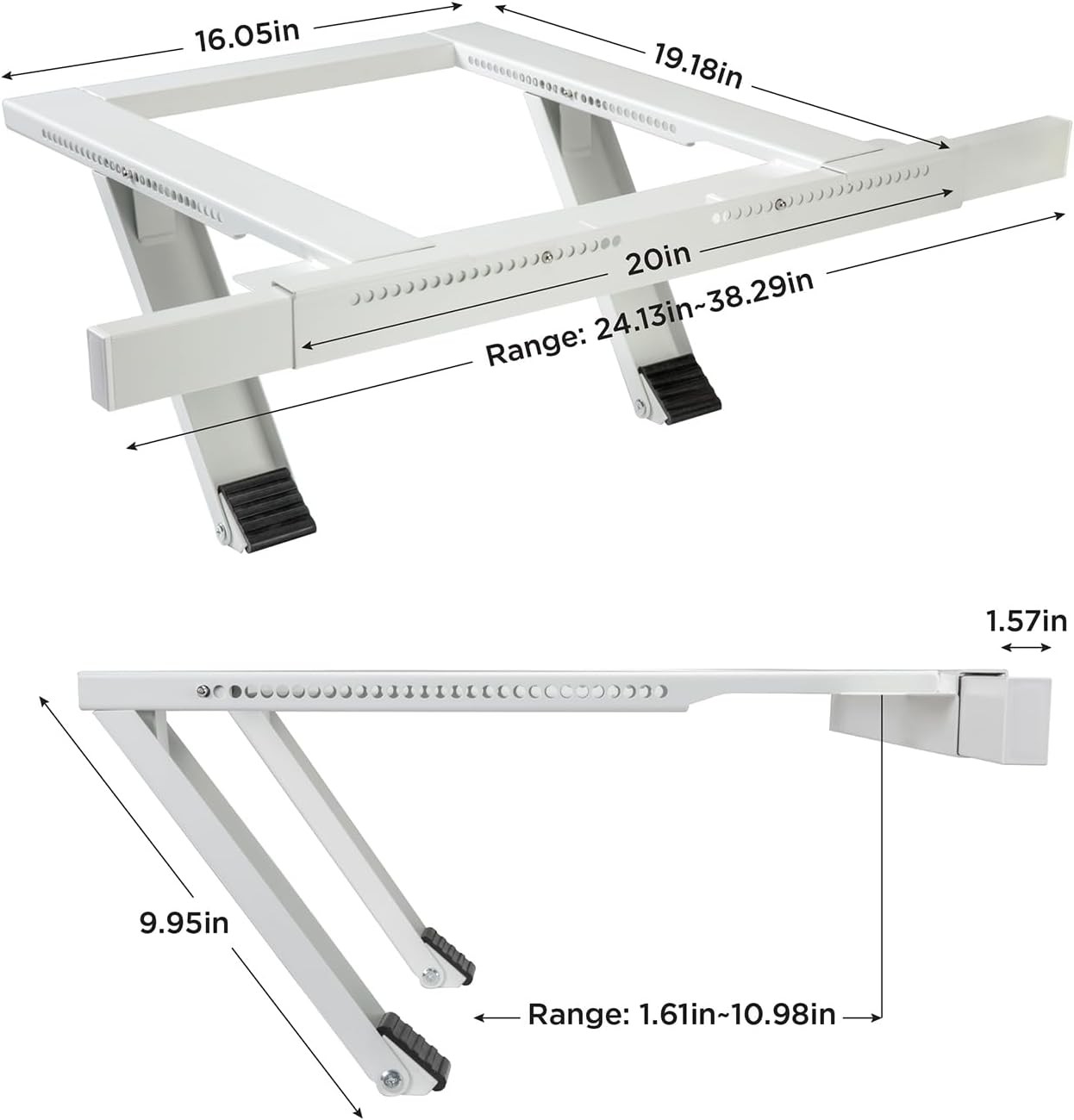 Air Conditioner Support Bracket No Tools/Drilling Required Easy to Install