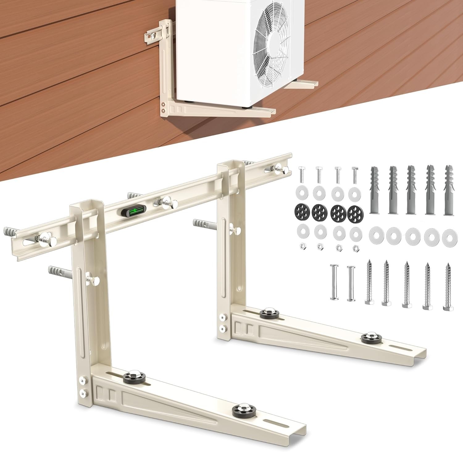 Soporte Pesado Pared Para Aire Acondicionado Mini Split 7000-12000 BTU Exterior