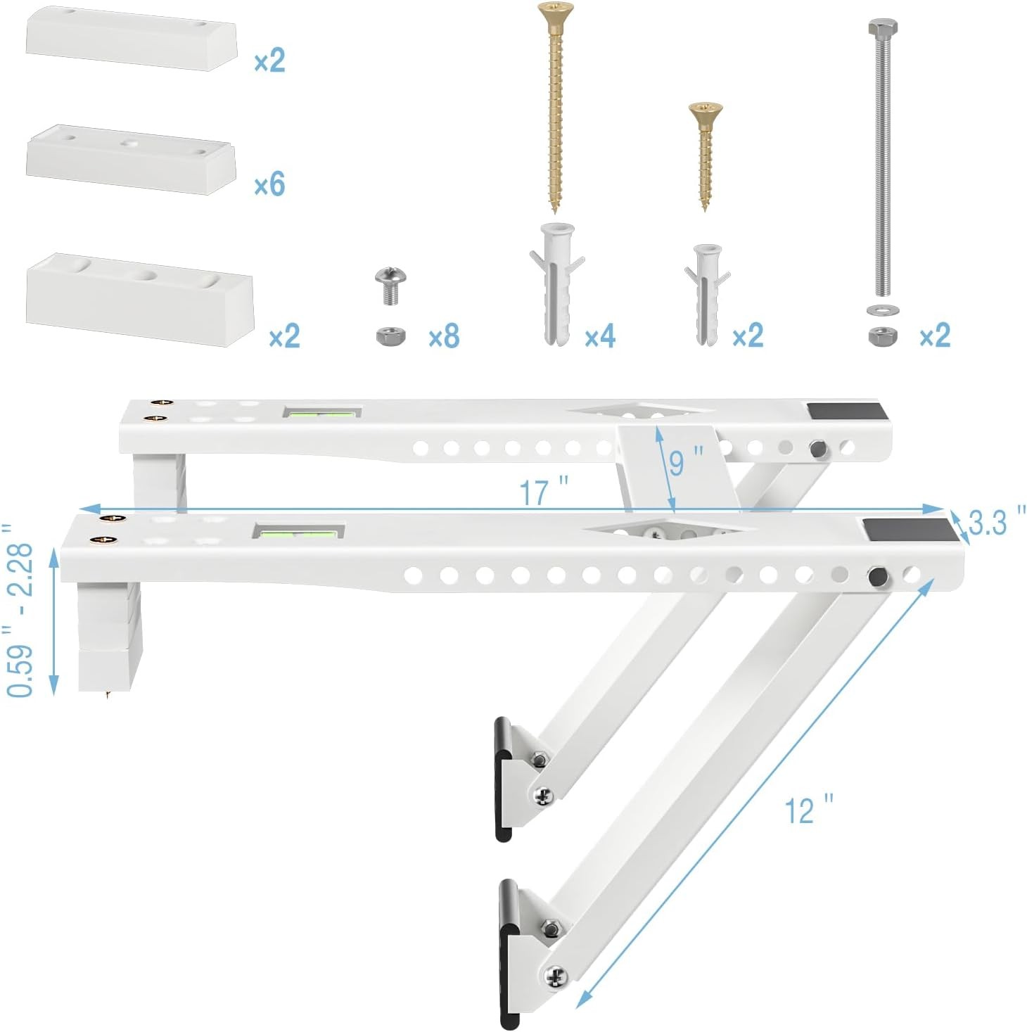 Window AC Bracket Universal Window Air Conditioner Support Bracket Heavy Duty