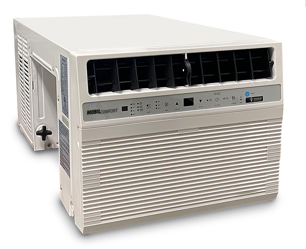 MobilComfort 12kBTU Window Sill Saddle Air Conditioner 16,000 BTU( ASHRAE) Heat