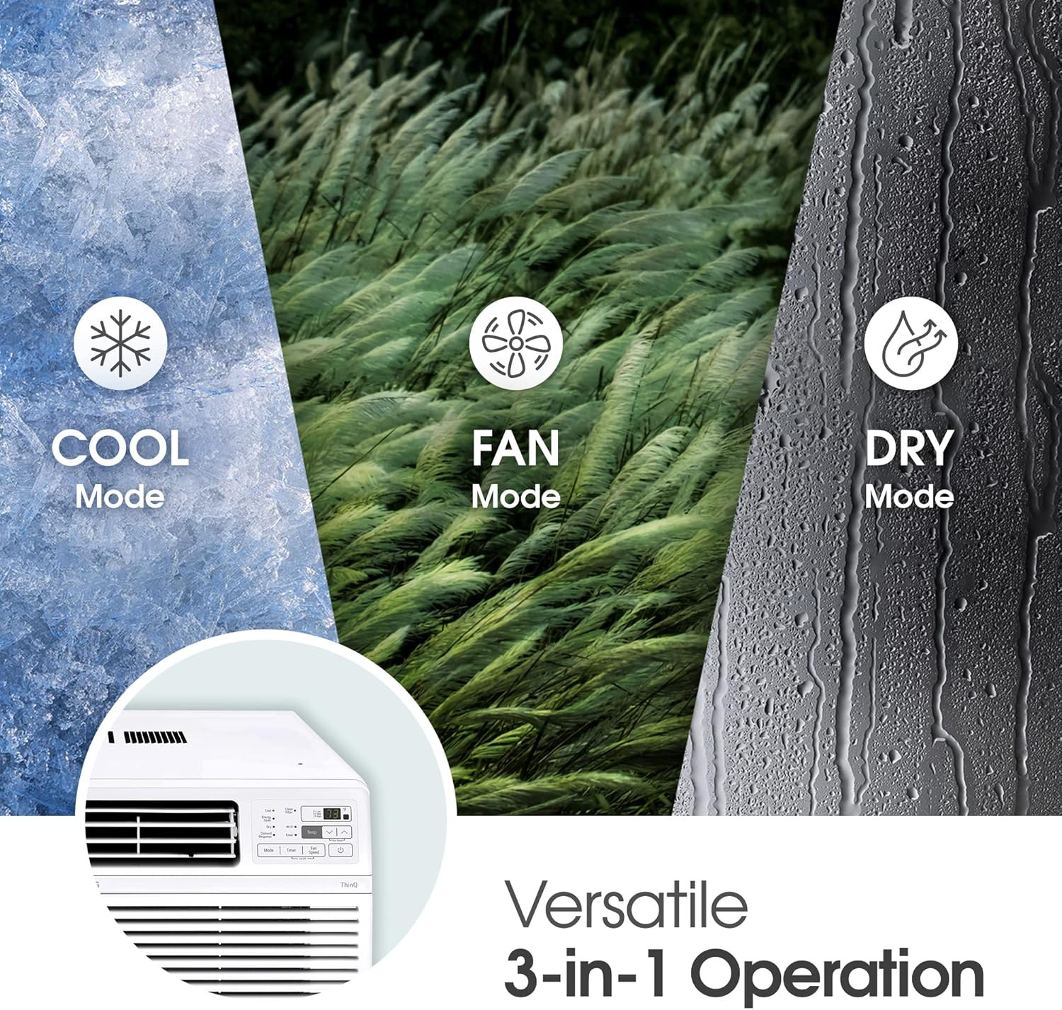 LG 14000 BTU Window Air Conditioners [2023 New] Remote Control Wifi Enabled App