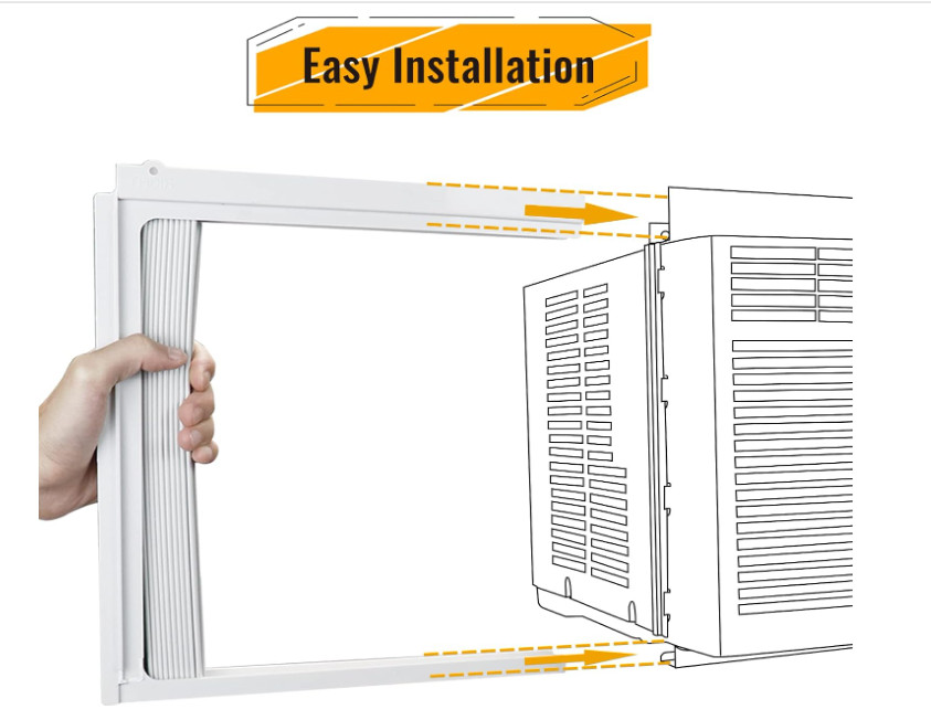 Window Air Conditioner Side Panel and Frame Kit fits most 8000BTU