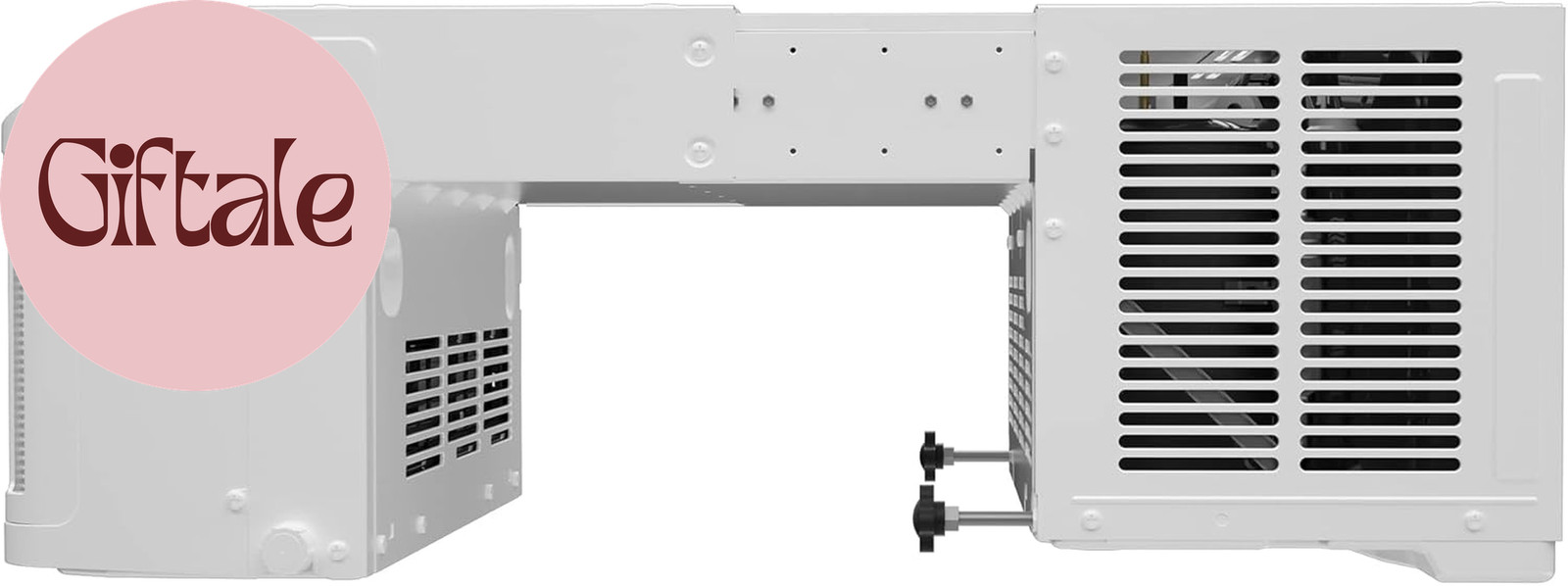 GE Clearview Window Air Conditioner Unit, 8,300 BTU, U-Shaped Adjustable Depth,