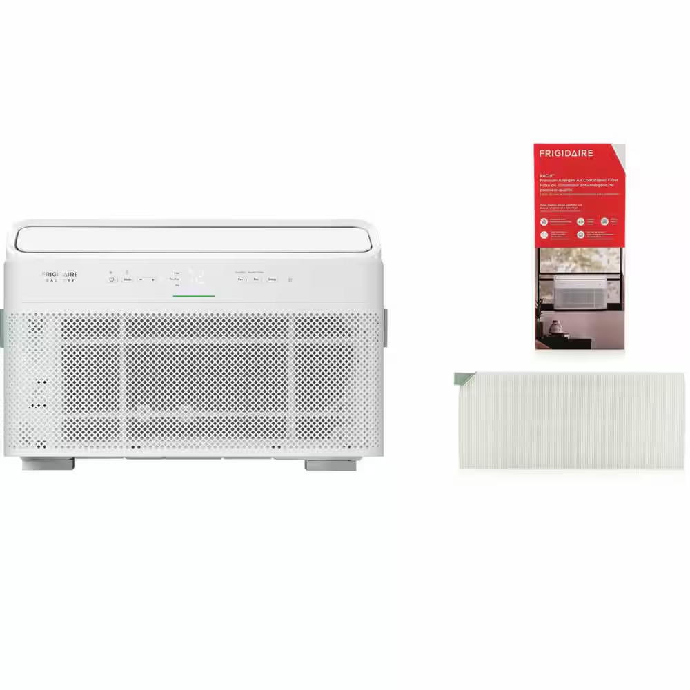 12,000 BTU Window Air Conditioner Cools 550 Sq. Ft. with Remote and Wi-Fi in Whi