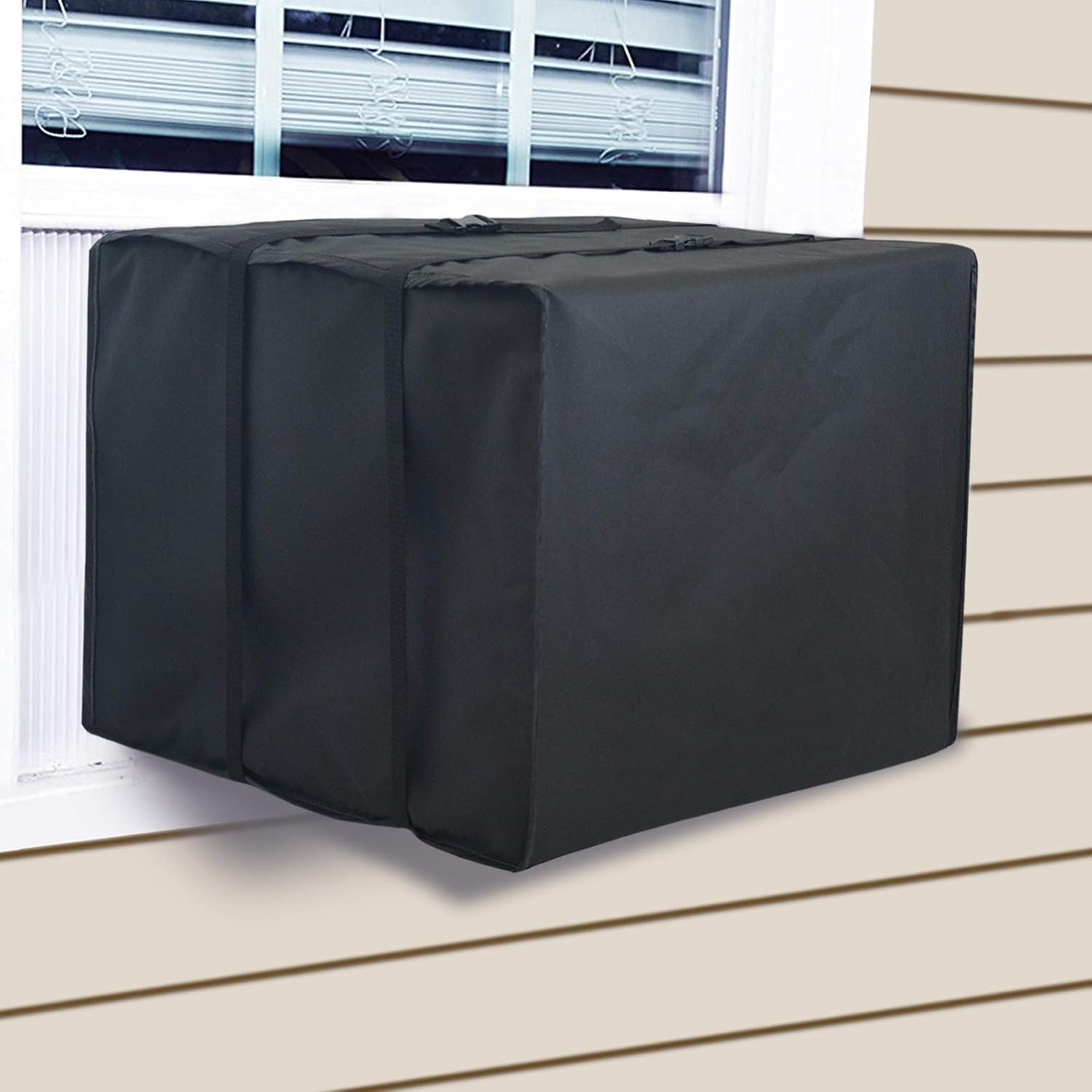 Window Air Conditioner Cover Small Waterproof 420D Polyester Outdoor Protection