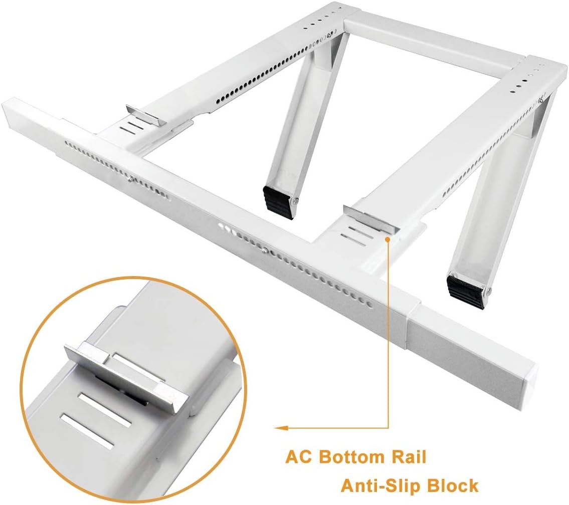 Universal Window Air Conditioner Support Bracket No Drilling No Tools Heavy