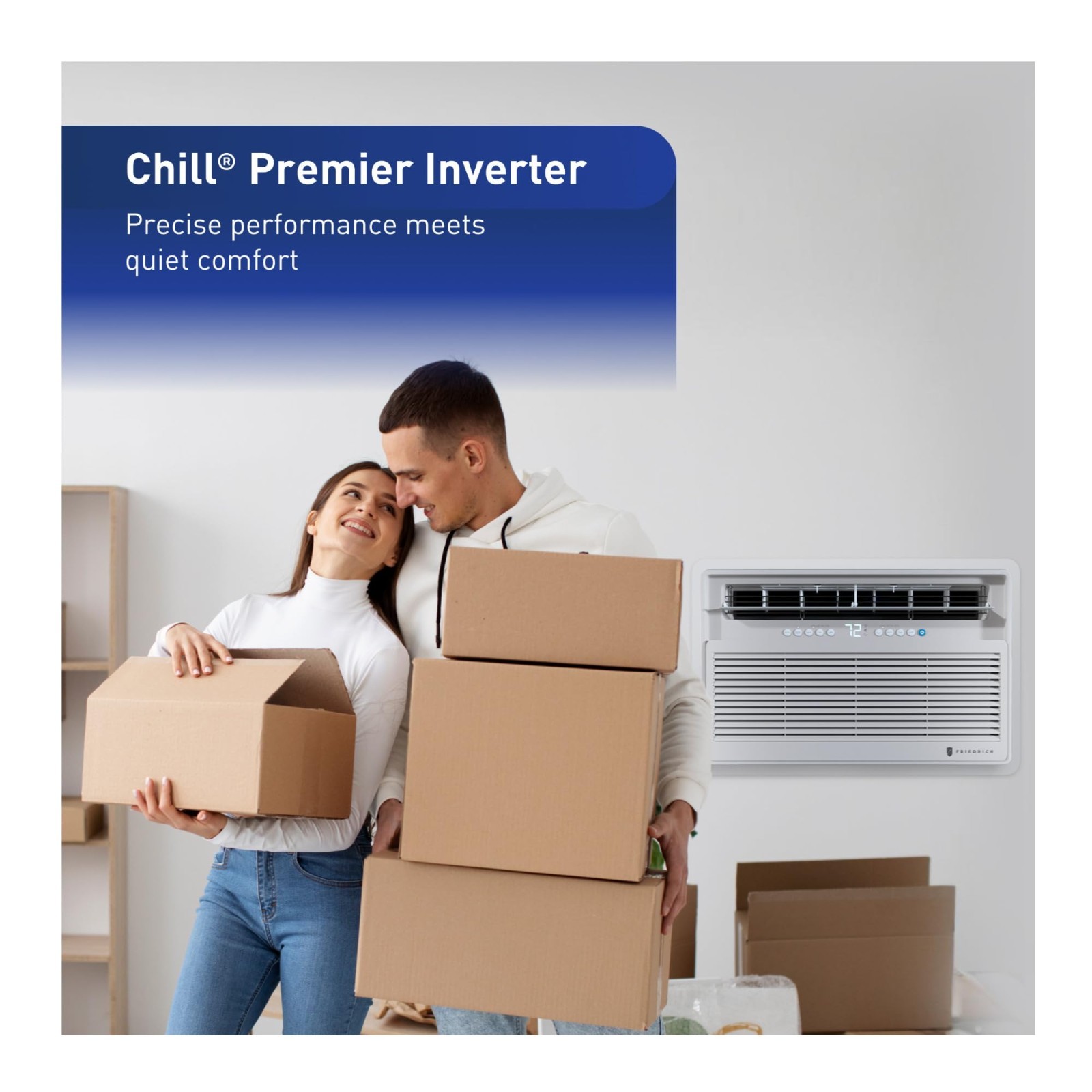 Friedrich CCV18A30A 18000 BTU Smart Inverter Window Air Conditioner Wi-Fi