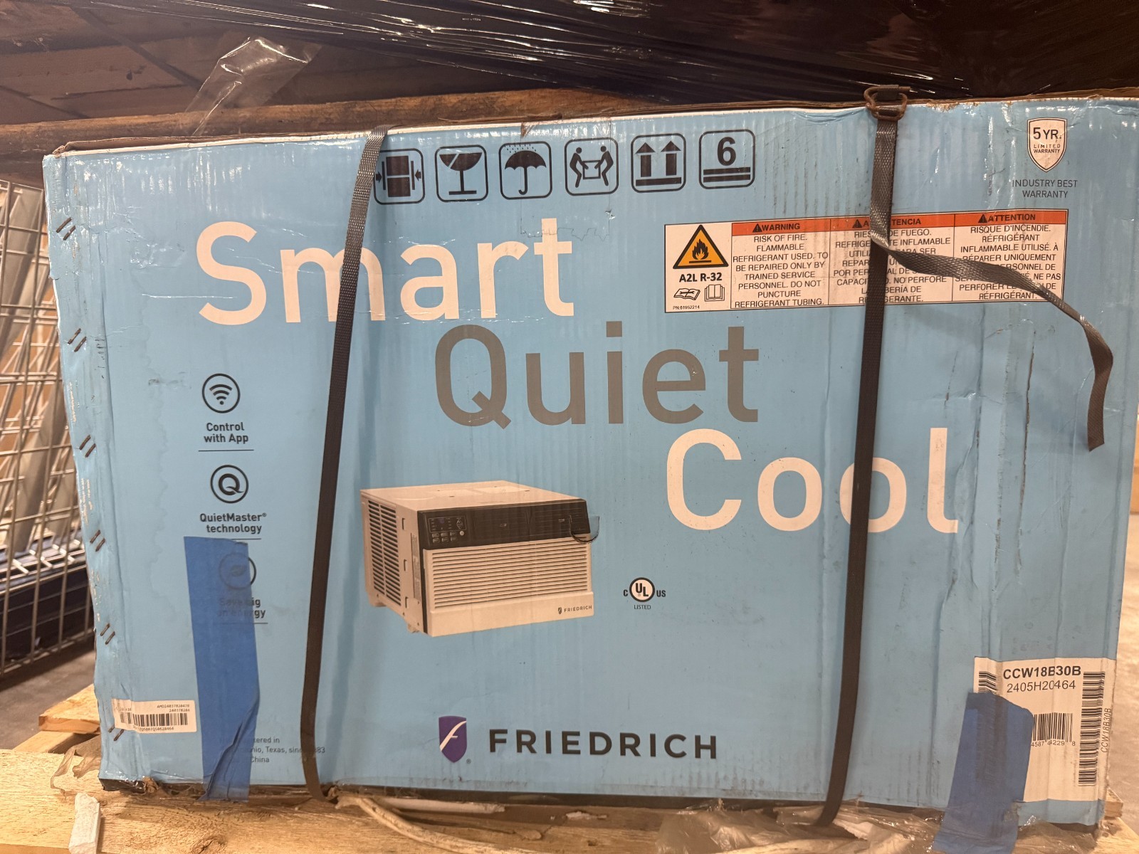 ❄️ Friedrich CCW18B30B 18,000 BTU Window Air Conditioner – New in Box ❄️