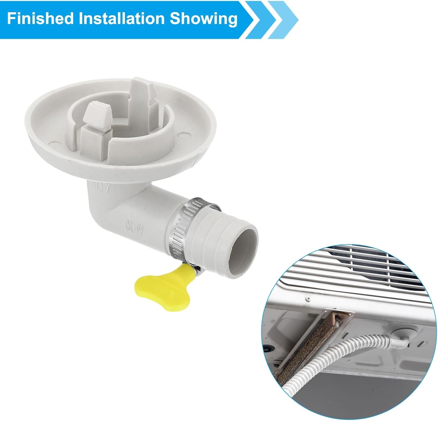 27mm Air Conditioner Drain Hose Connector 1 Pcs Universal Drain Connector