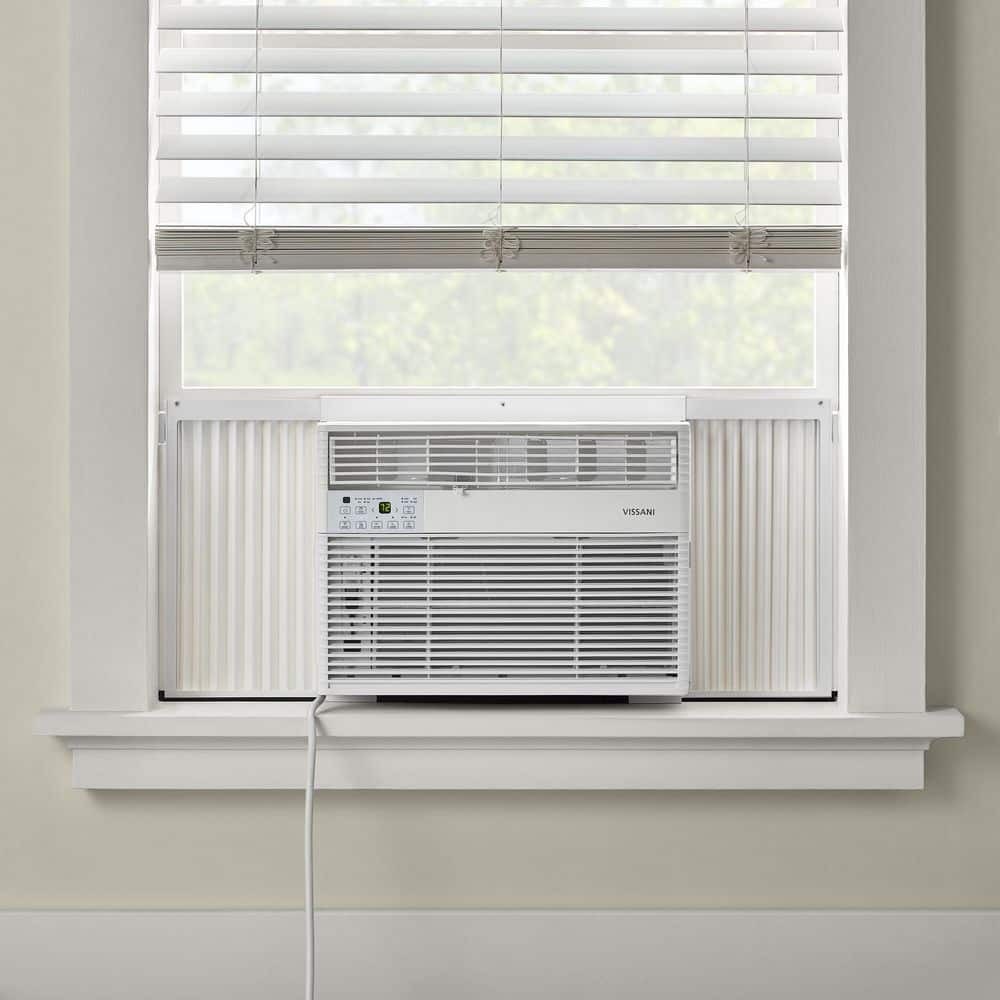 Vissani 12,000 BTU Window Air Conditioner Cools 550 sq. ft. White