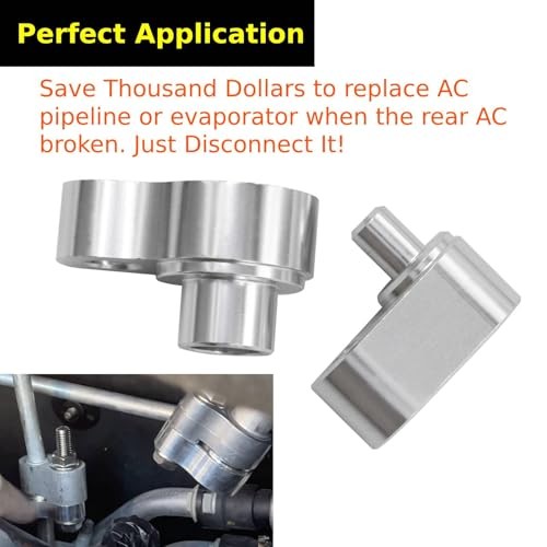 Rear A/C Block Off Kit Air Conditioning Replacement for 2007-2015 Chevy